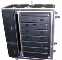 Laptop Lock-Up� Model LL-7D-07 ESD safe deployable cabinet: GSA